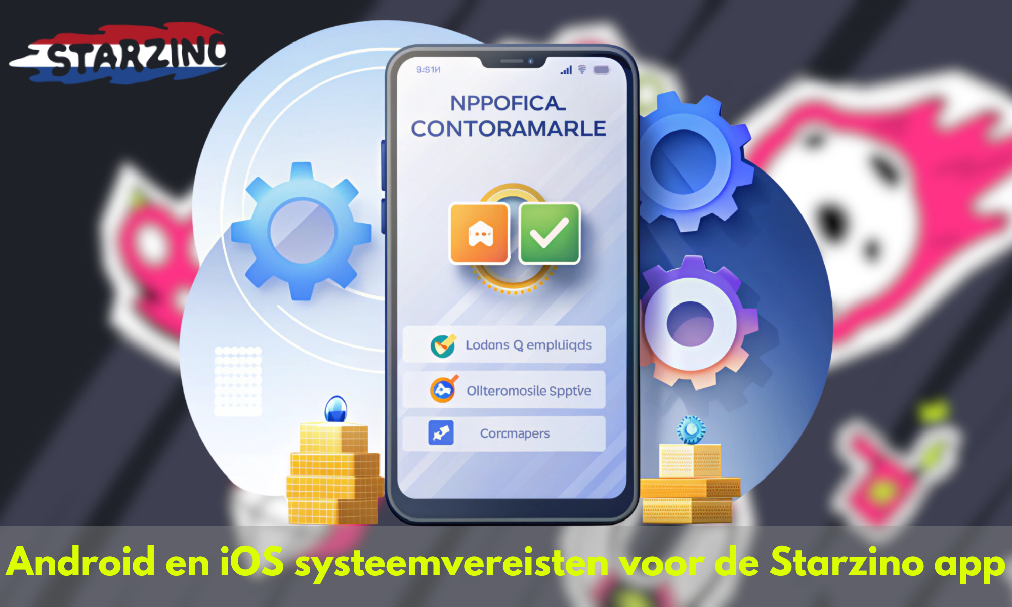 Android- en iOS-systeemvereisten voor de Starzino-app