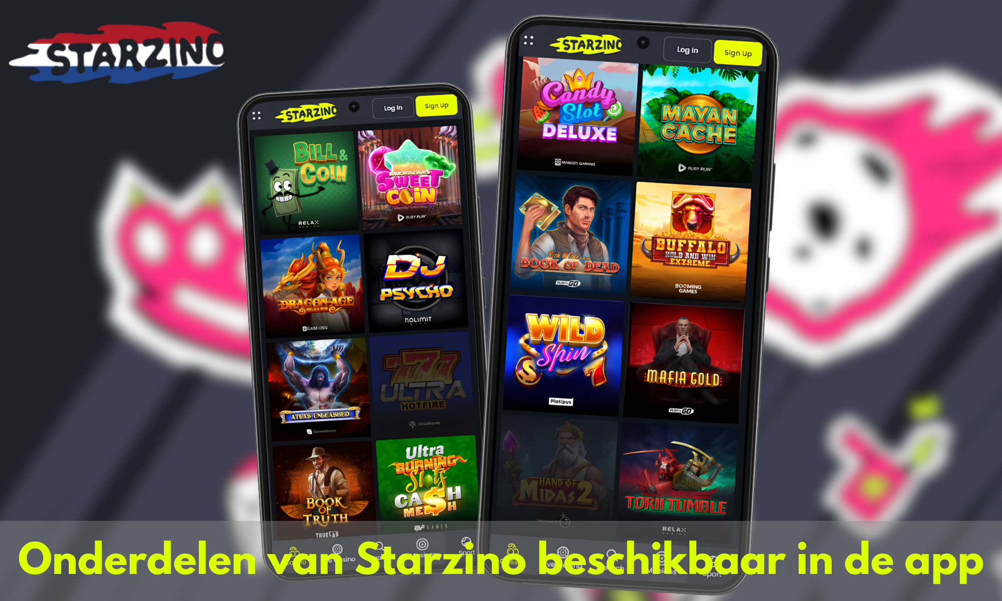 Meer dan 5.000 online games wachten op gebruikers in de mobiele Starzino-applicatie