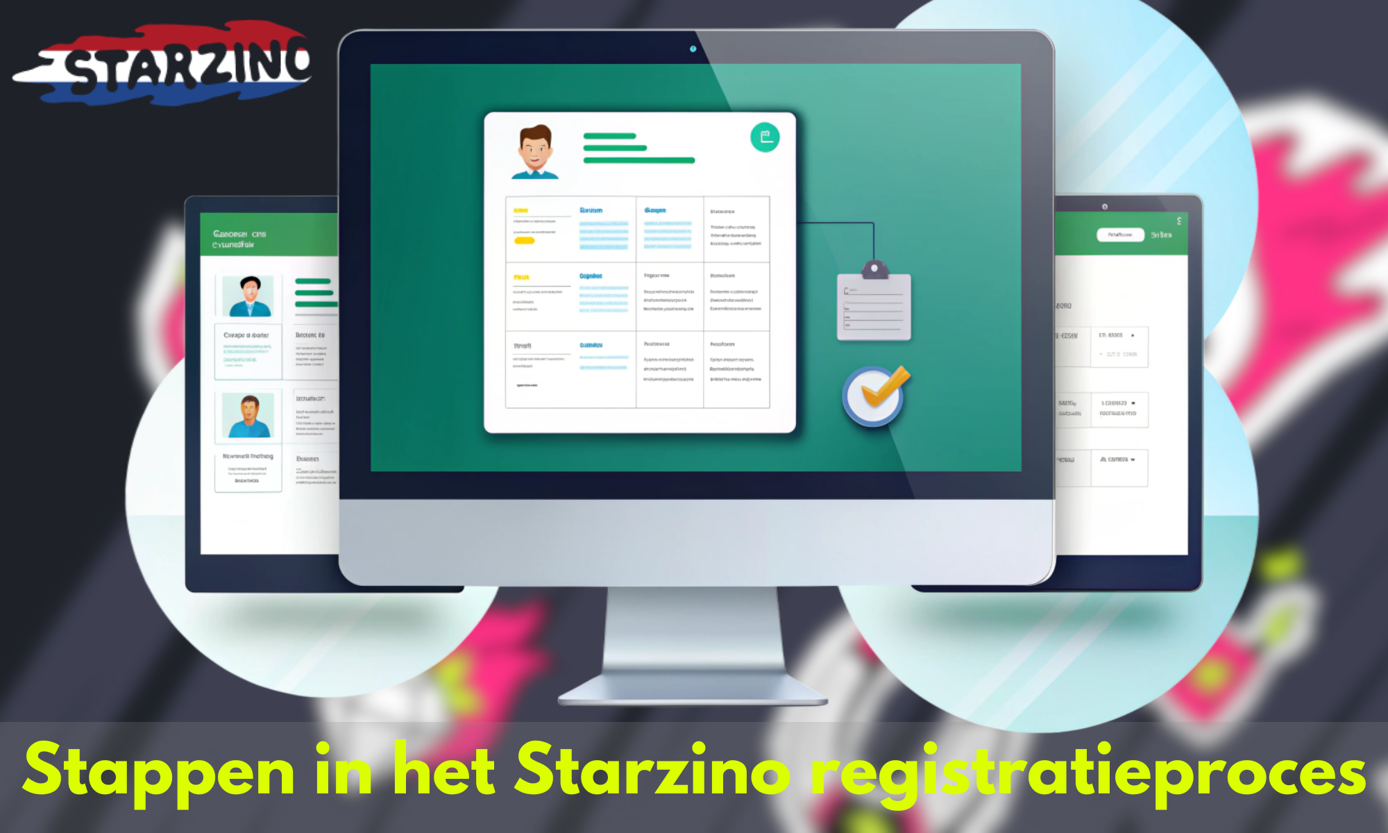 De belangrijkste fasen van het registratieproces bij Starzino online casino