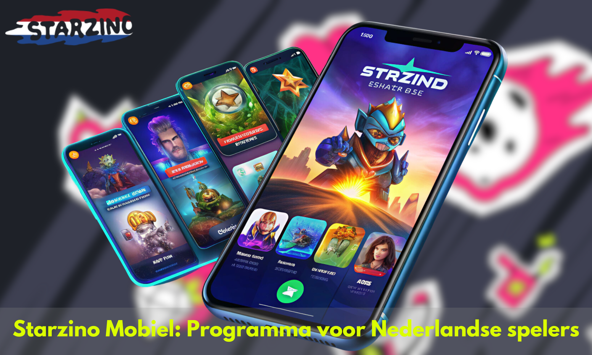 Starzino heeft een speciaal ontworpen applicatie met geweldige functionaliteit